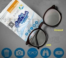 Multi-purpose anti-fog cloth, glasses and camera lens, auto glass  3-PACK