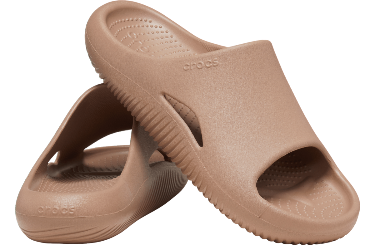 Crocs Mellow Recover Low slide Slip-On sandals men shoes Brown