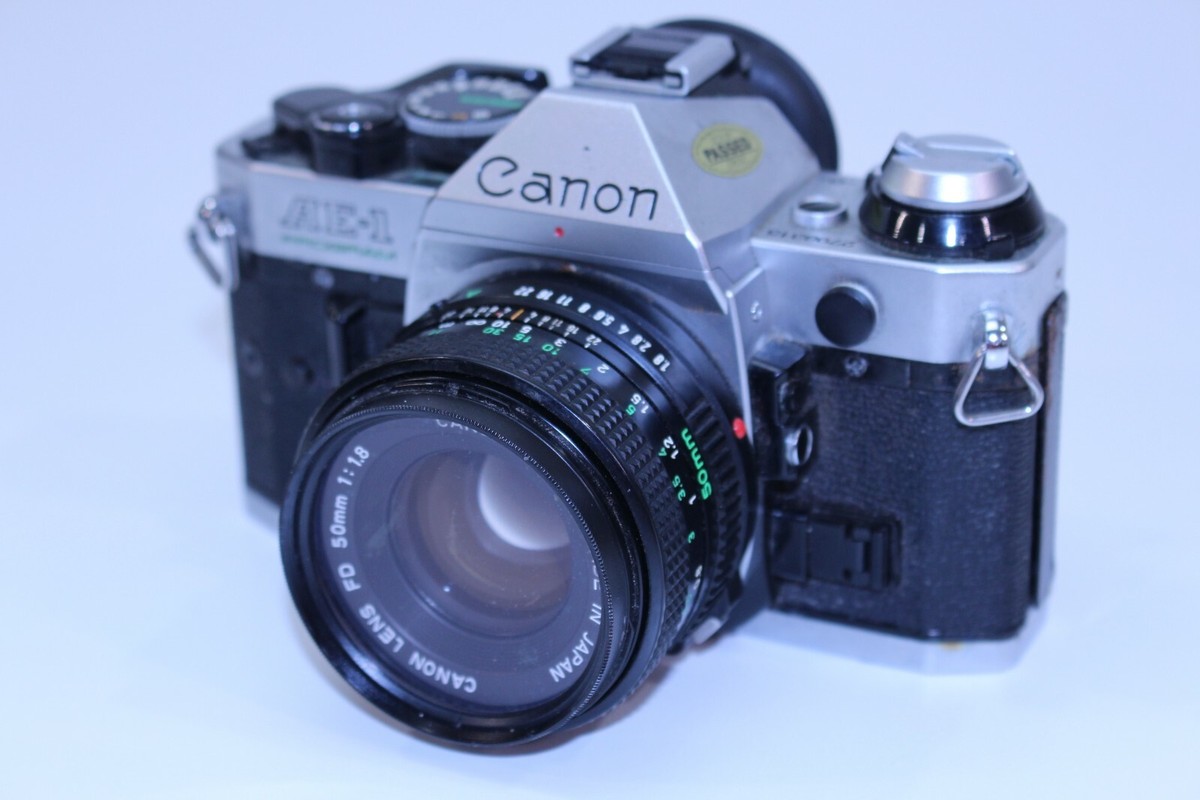Canon AE-1 Program Film Camera F1.8 FD 50mm NFD VTG SLR Tested