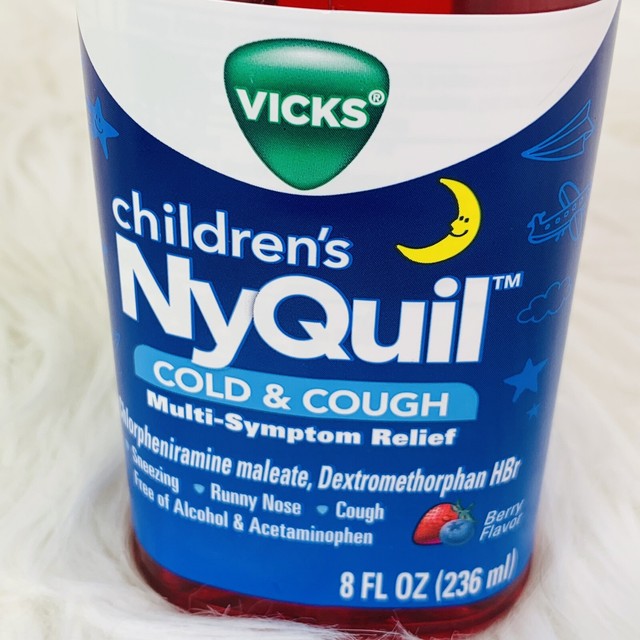 Vicks Childrens Nyquil Cold Cough Multi Symptom 8 fl oz