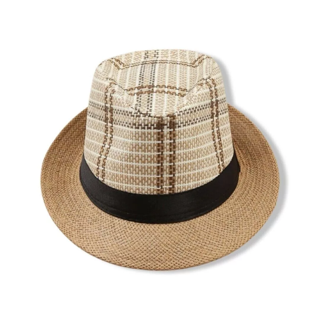 Mens trilby 2024 straw hats