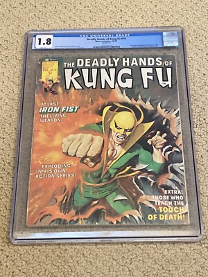 Deadly Hands of Kung Fu 19 CGC 1.8 White (1st app White Tiger) CGC