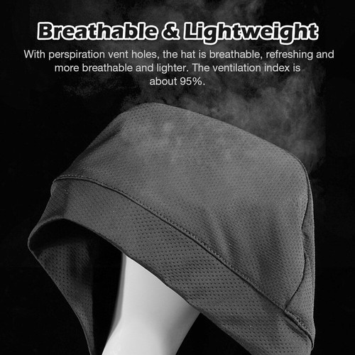 1-3 Men Skull Cap Helmet Liner Moisture Sweat Wicking Beanie Cycling Cooling Hat - Afbeelding 4 van 11