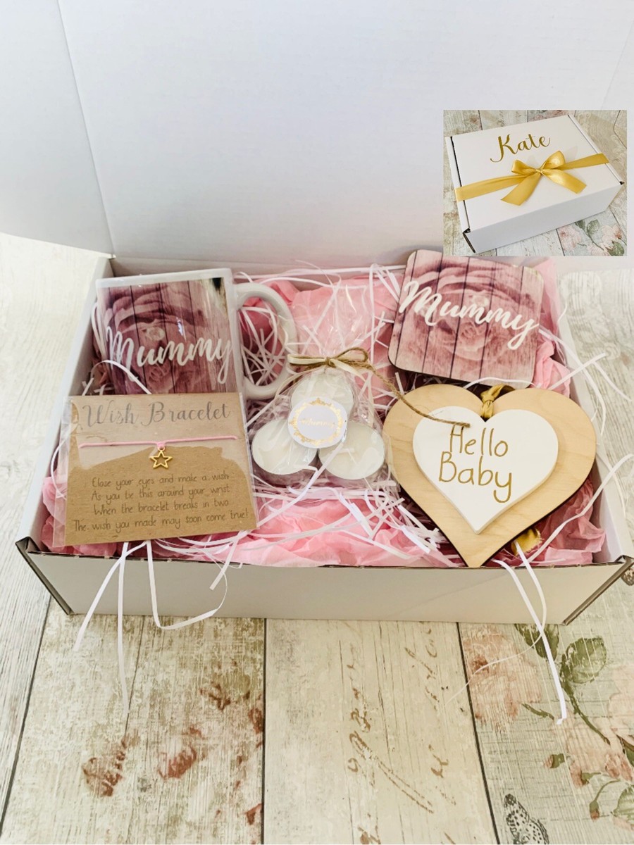 Personalised Mum To Be Gift Box Hamper Mummy Baby Shower Basket
