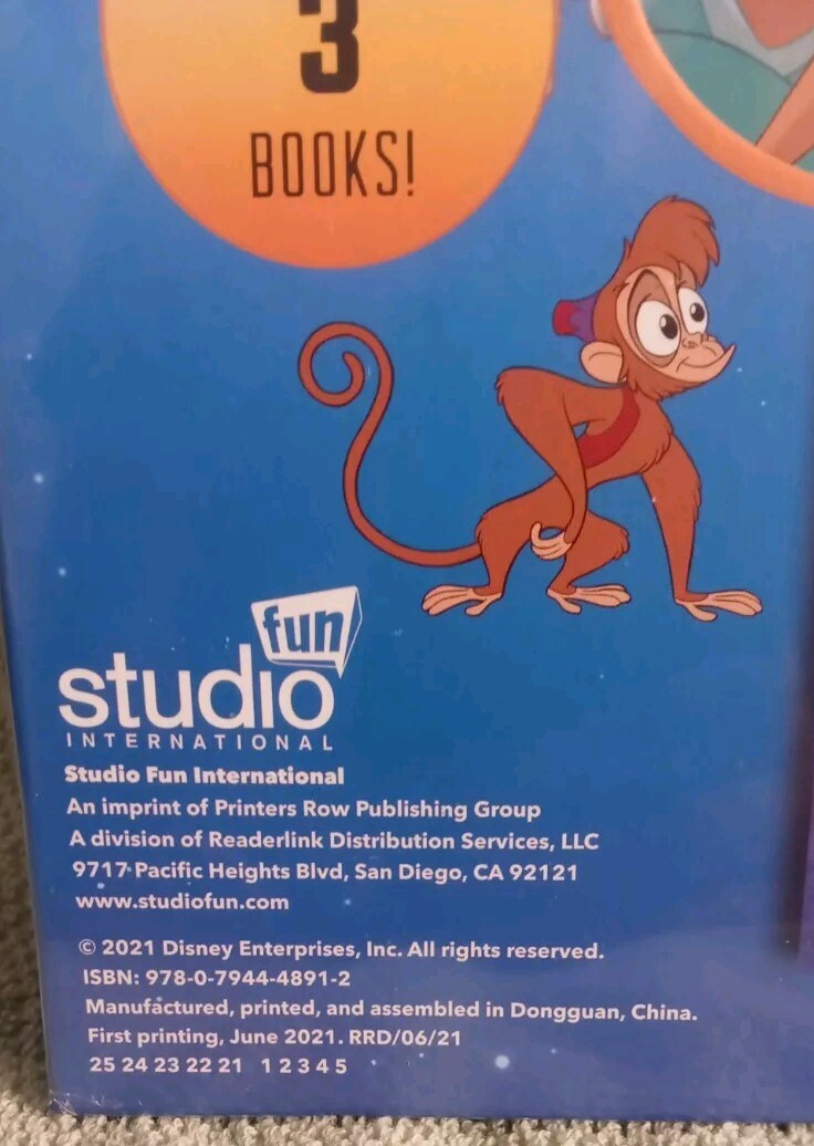 Disney Classic Storybook Collection Box Set Of 3 Books