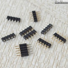 20 pairs 5 Pins mini-plug kits 2.54mm straight connectors round male  female