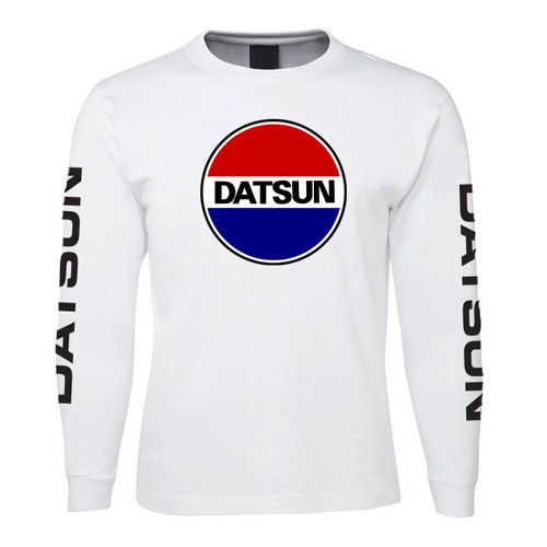 New Black Datsun Classic Long Sleeve T Shirt 100% Cotton Size S -5XL - Picture 5 of 6