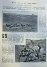 1900 Moki Indian Snake Dance in Arizona Walpi