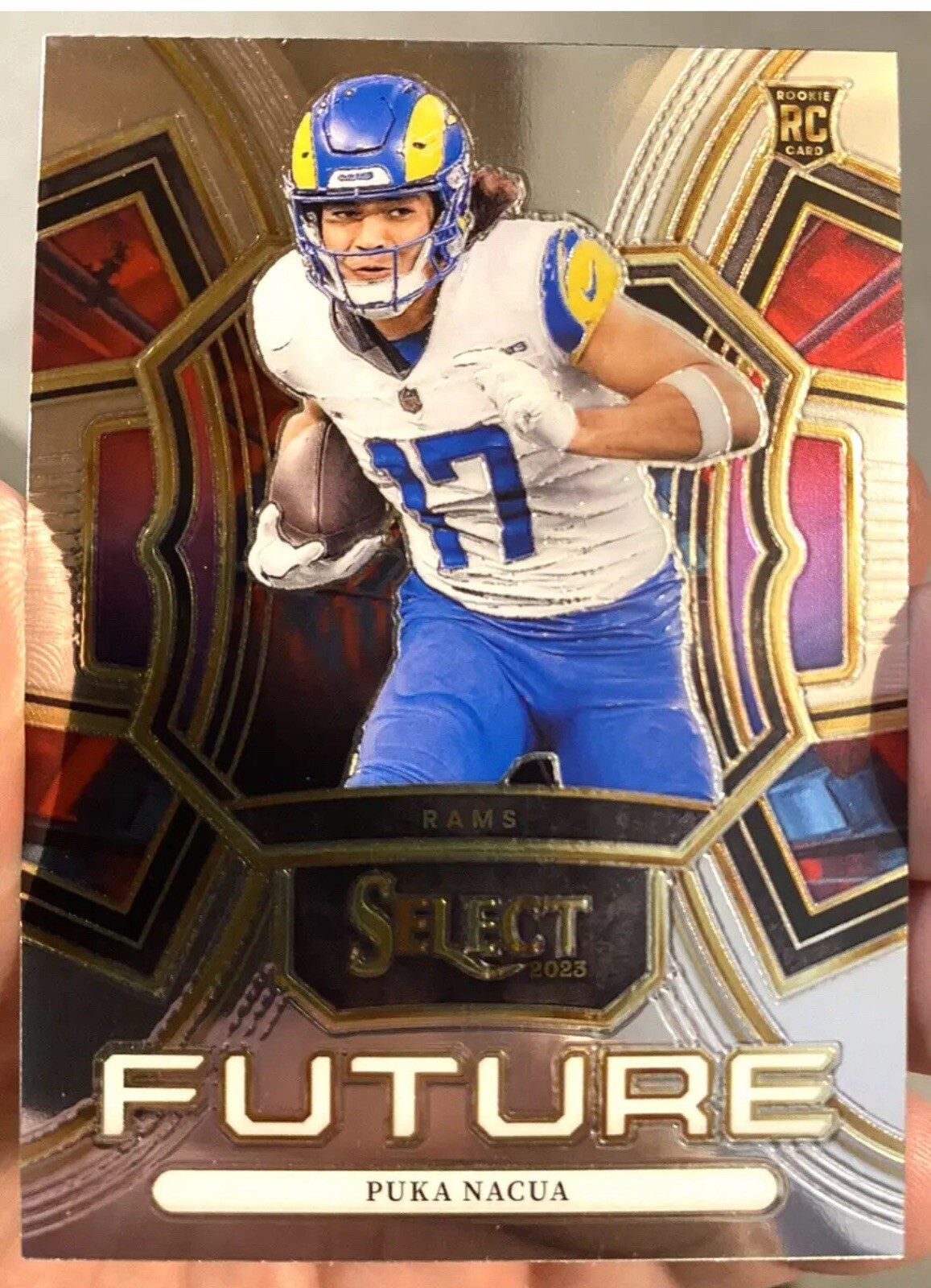 2023 Panini Select Football Future Puka Nacua RC #FUT-PNA Rams