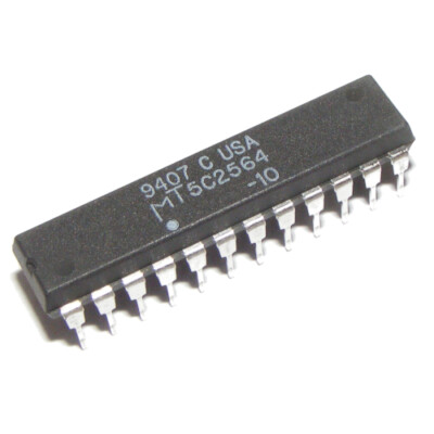 MT5C2564-10 Standard SRAM, 64KX4, 10ns, CMOS, DIP24