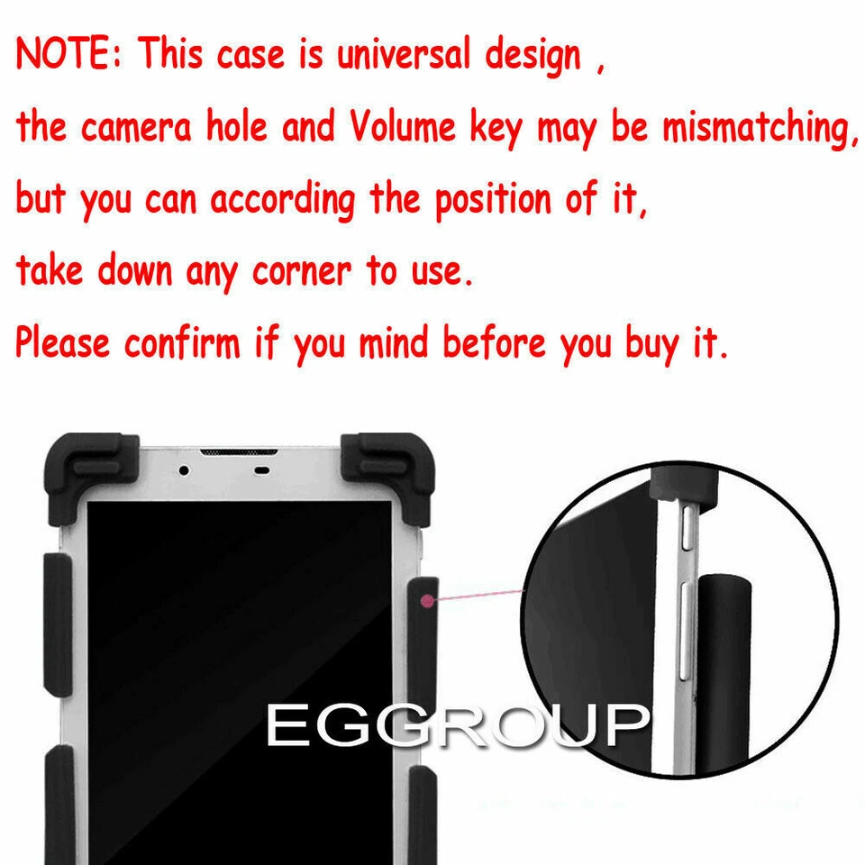 Universal Shockproof Kids Silicone Case Cover For LASER 7" 10" inch 786 1087IPS - Image 4 of 4