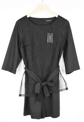 COP COPINE Envie Damen Romper (EU) 42 Mesh Vorderseite 3/4 Ärmel Gürtel - Bild 1 von 4