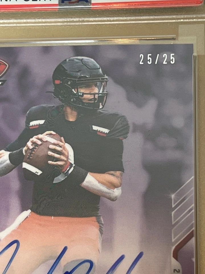 DESMOND RIDDER * PSA 10 PURPLE /25 * AUTO * 2021 BOWMAN NEXT ROOKIE SAINTS #2C - Image 4 of 4