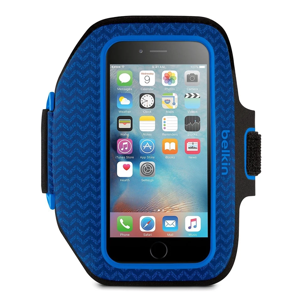Belkin Slim-Fit Plus Armband for iPhone 6 iPhone 6S Arrow Blue New - Image 4 of 4