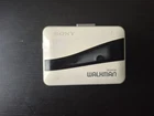 Vintage SONY WM-F68 AM/FM  Cassette .White  Side Color Faded.Working But Issues