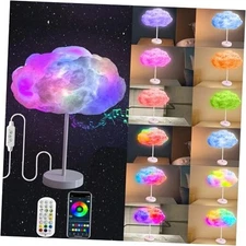 LED Table Lamp,Multicolor lightning Changing Strip Lights,Cloud lights Modern