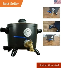 Candle Making Wax Melter Tank 10lb Capacity Non-Stick Handle