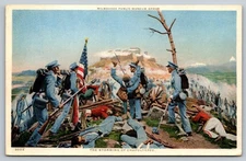 Vintage Storming of Chapultepec 1847 Milwaukee Museum Postcard