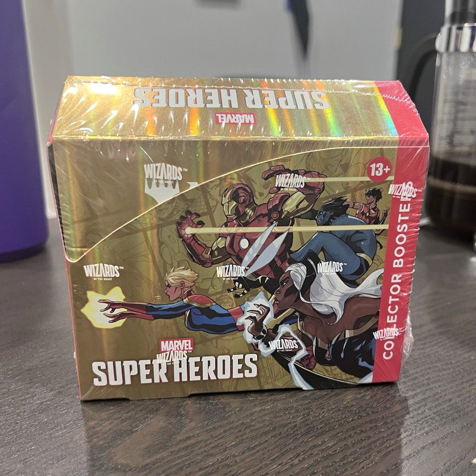 Super Heroes Marvel Heroes Magic The Gathering Collector Booster Box ...