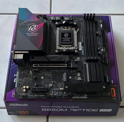 ASRock Phantom Gaming B850M Riptide WiFi mATX Mainboard AM5
