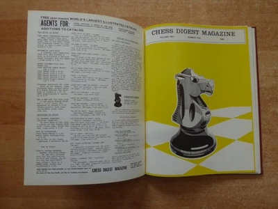 Zeitschrift Chess Digest Magazine 2. Jahrgang 1969 gebunden - Bild 1 von 3