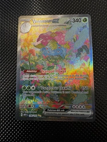 Pokémon Venusaur ex 198/165 Special Illustration Rare Holo Scarlet & Violet 151