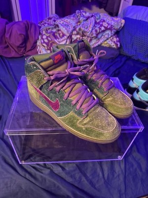 Nike SB Dunk High Premium Skunk 4/20 Size 11 Great Condition Ships Same Day