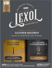 Leather Conditioner and Cleaner Kit by , Use on Furniture, Car Interiors, Shoes,