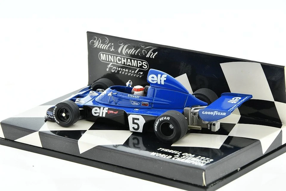 F1 TYRRELL 006 #5 J.Stewart World Champion 1973 1/43 MINICHAMPS 430730005 - Image 3 of 4