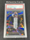 2023-24 Panini Select Courtside Victor Wembanyama RC Blue Cracked Ice PSA 10