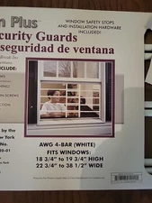 Segal S 4752 Fixed Window Guard – Adjustable Child Safety Window White