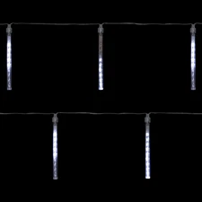 Northlight Set of 10 Dripping Icicle Double-Sided Christmas Light Tubes 6"