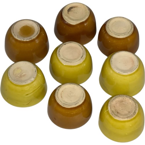 8 French Escargot Cups, Vintage French Snail Serving Pots, Ceramic Butter Pots - Picture 10 of 10