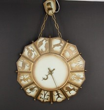 Wanduhr 50/60er Jahre, Diehl/Junghans?, Sternzeichen, 2 Glocken #G3