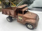 Vintage Tonka Bronze Hydraulic Dump Truck - Rare Older