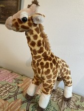 Wild Republic Standing Giraffe Realistic Plush Soft 17" Tall Excellent Preowned