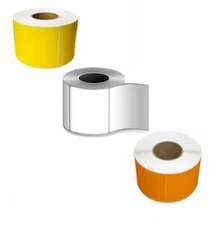 Thermal Transfer Shipping Labels Zebra Compatible Select Size Color Pack Core 3"