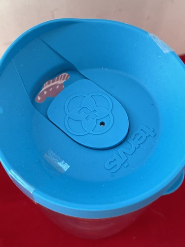 NEU 16 OZ ISOLIERTER HEISSER KALT 6,25" REISEBECHER MIT DECKEL - BUCHSTABE "J" AZTEKENBLAU - Bild 4 von 9