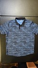 Under Armour Iso Chill Polo Abe Twist Golf Shirt Mens L Black/Blue