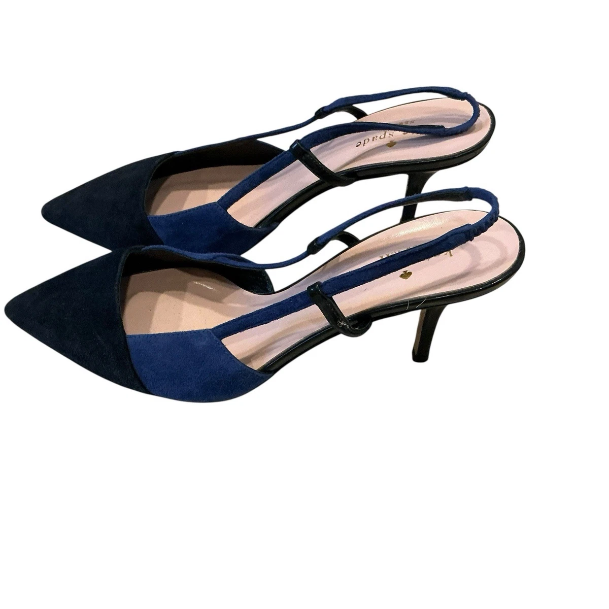 kate spade new york Slingback Suede Upper Heels for Women  Kate Spade Purple Suede,Reptile-Trim Sling Back Stiletto Women\'s Heels 
SIZE 8.5 main image 0