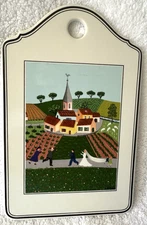 Villeroy & Boch Trivet/Wall Hang Naif Laplau Country Wedding Germany 8.5 x 5.5"
