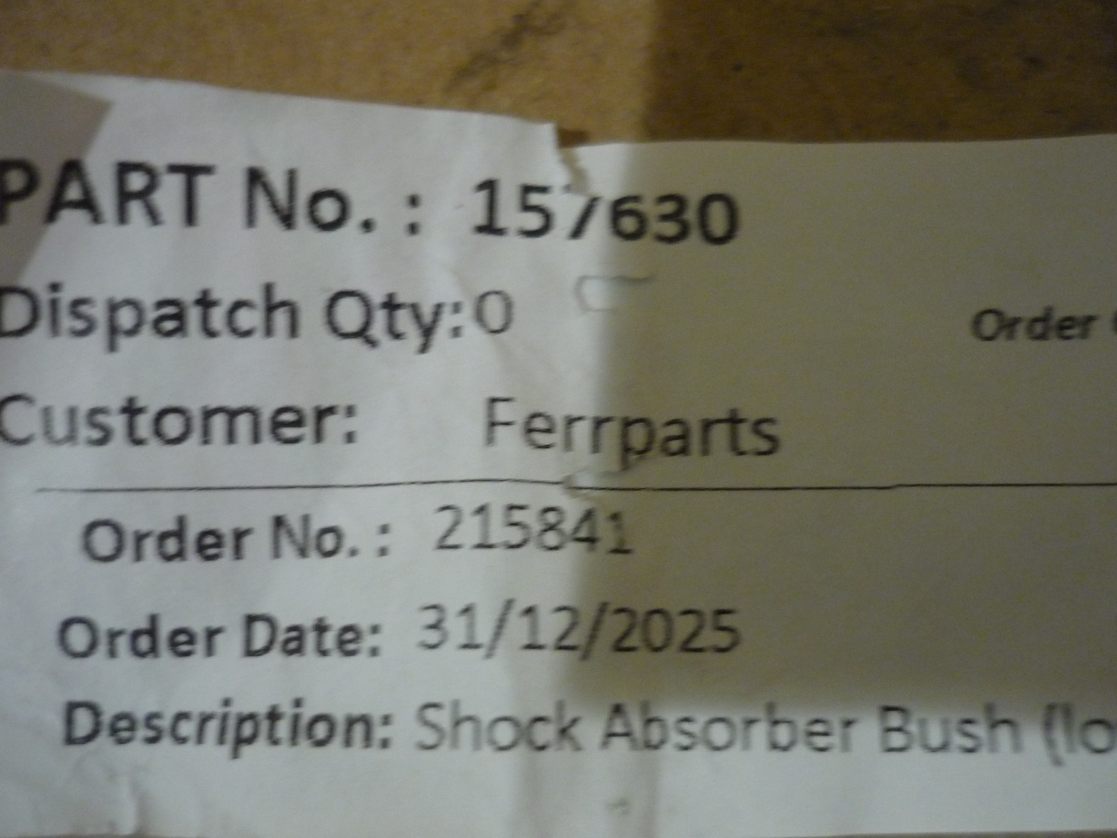 Ferrari 355,360,430,458,488 Others - Lower Shock Absorber Bushing -  P/N 157630