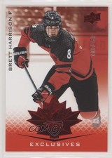 2021 Upper Deck Team Canada Juniors Exclusives 103/250 Brett Harrison #24 vm9