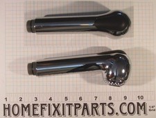 Chrome Universal Pull Out Faucet Spray Head Replacement fits many faucet mfg