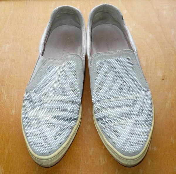 Women Tosca Blu Loafers Grey Suede 38