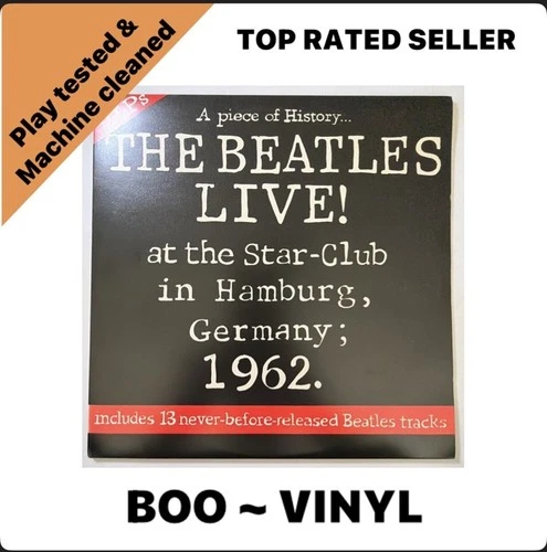 The Beatles Live! At The Star-Club In Hamburg, Germany. 1977 Lingasong Double LP