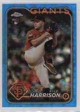 2024 Topps Chrome Logofractor Edition Blue Refractor 149/150 Kyle Harrison 19fv