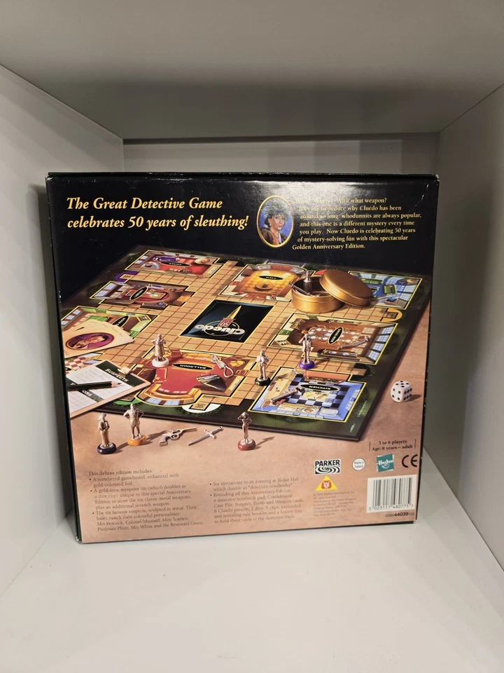 Rare Cluedo 50th Anniversary Edition 1999 Vintage Complete - Image 2 of 4