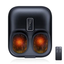 Electric Foot Ankle Massager w/ Vibrating Heat Infrared Hot Compress Pain Relief