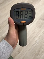 Bushnell Radar Gun Gray Black Orange Plastic with Carrying Case